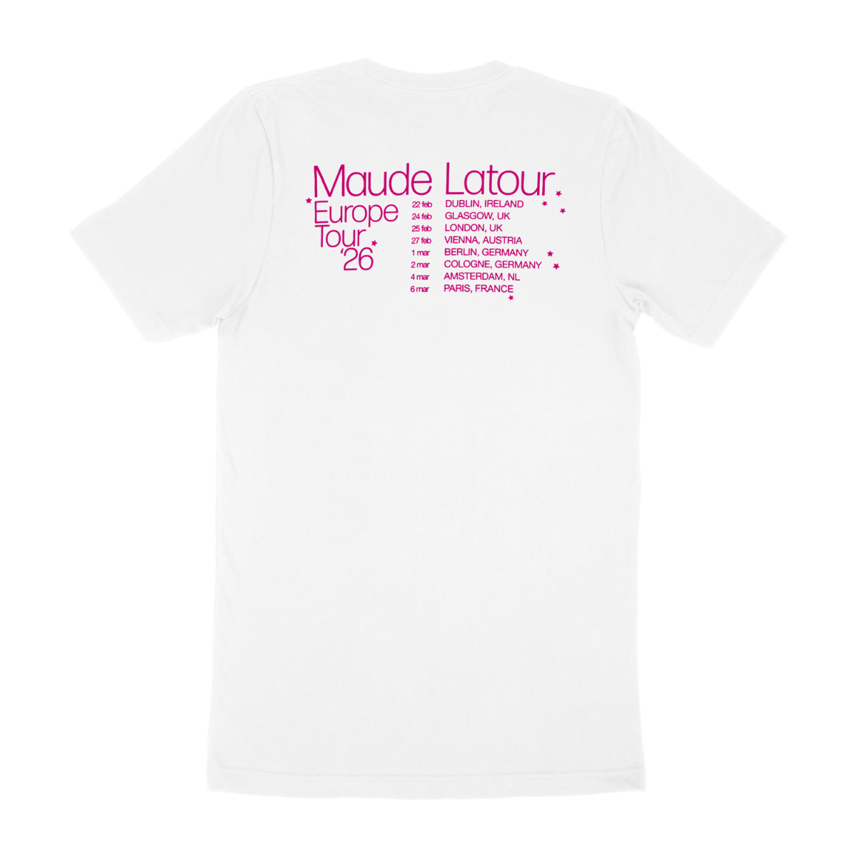 Europe Tour 2026 Tee