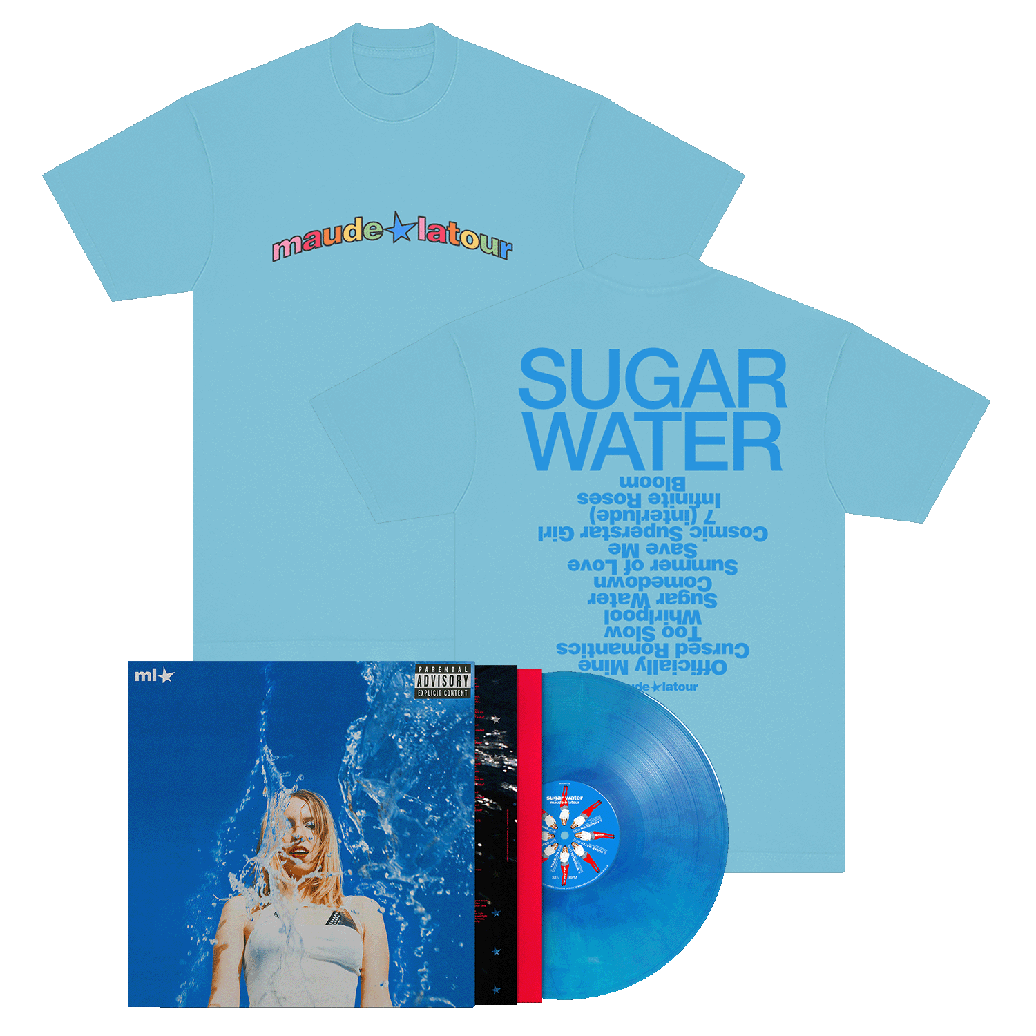 Vinyl and Tee Bundle – Maude Latour